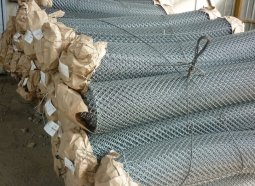 Сетка рабица d=1,2 мм, ячейка 15x15 мм, 1,5х10,0 м оцинкованная