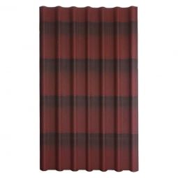 Черепица Ондулин красный 1950х960х3