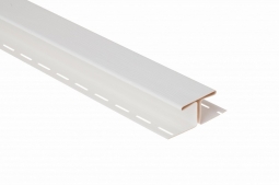 Планка соединительная Альта-Профиль «Блок-Хаус» Белый 3.05м