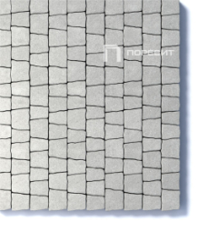 Тротуарная плитка Поревит Абрис Белый 60 мм 5 плит