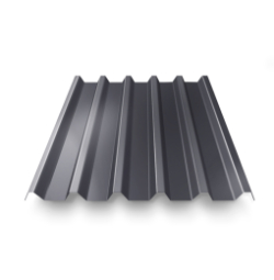 Профнастил С-44 RAL 7024 мокрый асфальт 0,7 мм