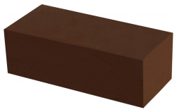 Кирпич лицевой силикатный Ультракоричневый полнотелый евро утолщенный