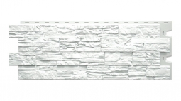 Фасадная панель Docke Stein Молочный 1098х400 мм