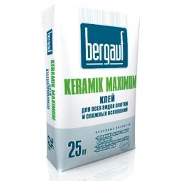 Клей Bergauf Keramik Maximum для всех видов плитки и сложных оснований 25 кг