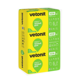 Минераловатный утеплитель Vetonit Теплый Дом Плита 1170х610х100/ 7шт, 5м2