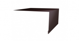 Планка откосная простая Первая Кровельная 50х150 (полиэстер) 2м шоколад