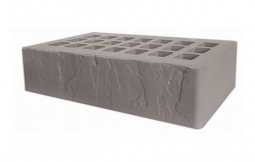 Кирпич лицевой керамический «Серый» «Скала» пустотелый одинарный