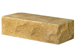 Кирпич лицевой силикатный Желтый полнотелый одинарный (Ложковый)