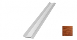 Планка начальная Первая Кровельная 65х10 (декоративно-полимерное покрытие) 2м под светлое дерево