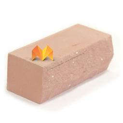 Кирпич силикатный лицевой «Красный» рустированный полнотелый утолщенный М-175 (Ложковый)