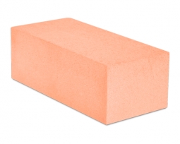 Кирпич лицевой силикатный Оранжевый полнотелый утолщенный
