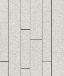 Тротуарная плитка Поревит Регата Белый 60 мм, 5 плит