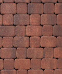 Тротуарная плитка Поревит Классико Арабская ночь, 40 мм 2 камня