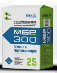 Гидроизоляционная смесь Гора Хрустальная МБР 300 25 кг