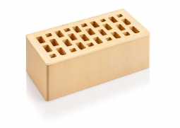 Кирпич лицевой керамический Солома пустотелый полуторный пустотность 38%