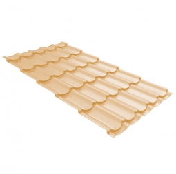 Металлочерепица Kvinta Plus Слоновая кость RAL 1014