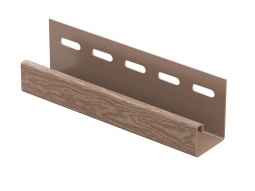 J-планка Ю-Пласт Тимбер-Блок Кедр натуральный