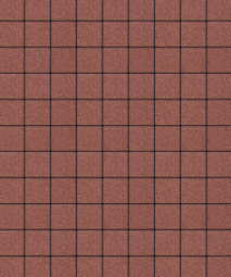 Тротуарная плитка Поревит Квадрат Гранит Красный 100х100х60 мм