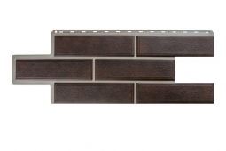 Фасадная панель Альта-Профиль камень Венецианский Коричневый