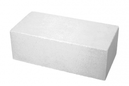 Кирпич лицевой силикатный Белый полнотелый одинарный