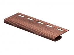 Завершающая планка Ю-Пласт Тимбер-Блок Дуб мореный