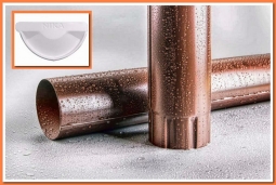 Труба водосточная Nika D100 RAL9003 Белый