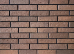 Кирпич лицевой клинкерный «Коричневый» «Риф» полнотелый одинарный