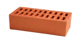 Кирпич рядовой керамический пустотелый одинарный М 175