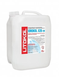 Латекстная добавка Litokol Idrokol X20-М адгезионная канистра, 20кг