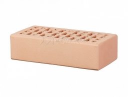 Кирпич лицевой керамический «Персик» пустотелый одинарный