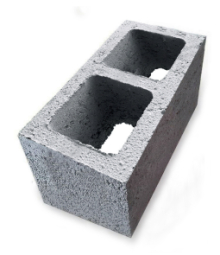 Керамзитоблок вентиляционный двухпустотный 350х330х188 мм М-75