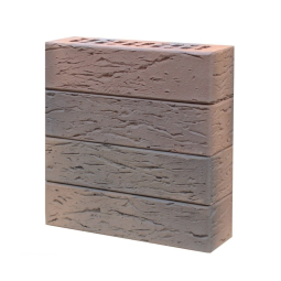 Кирпич клинкерный фасадный «Классика» «Прага» «Береста» светло-коричневый флеш пустотелый Евро 0,7НФ