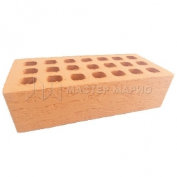 Кирпич лицевой керамический «Соломенный» «Рельеф» пустотелый одинарный М150