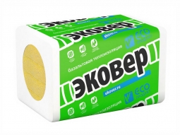 Базальтовый утеплитель Эковер Лайт 30 1000х600х100 / 6 пл.