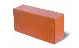 Кирпич лицевой керамический Красный полнотелый одинарный