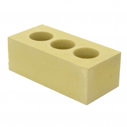 Кирпич лицевой силикатный Светло-желтый пустотелый утолщенный