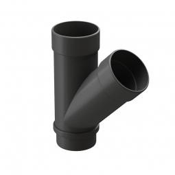Тройник Docke Lux Графит 45 градусов