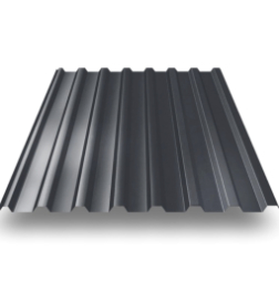 Профнастил МП-20 Vimatt двухсторонний RAL 9005 черный 0,5 мм
