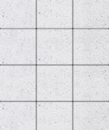 Тротуарная плитка Поревит Квадрат Мрамор Белый 300х300х60 мм