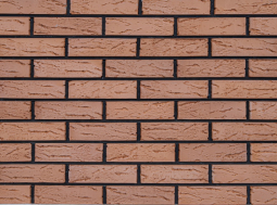 Кирпич лицевой клинкерный «Красный» «Рустик» полнотелый одинарный