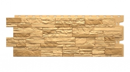 Фасадная панель Docke Stein Бронза 1098х400 мм