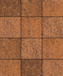 Тротуарная плитка Поревит Квадрат Гранит Арабская ночь 300х300х60 мм