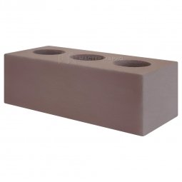 Кирпич лицевой силикатный Коричневый пустотелый утолщенный