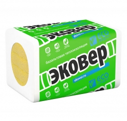 Базальтовый утеплитель Эковер Вент Фасад 70 1000х600х100 / 4 пл.