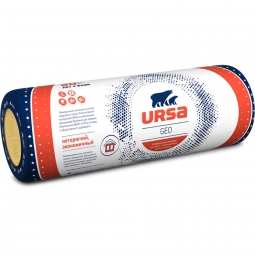 Минераловатный утеплитель Ursa Лайт 6250Х1200Х50 / 2 шт.