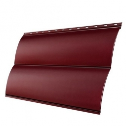 Металлосайдинг Первая Кровельная «Бревно» полиэстер 0.5мм красный