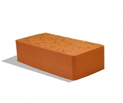 Кирпич керамический рядовой полнотелый одинарный М 125, М 150
