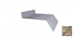 Отлив оконный Первая Кровельная 200 (декоративно-полимерное покрытие) 2м камень