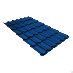 Металлочерепица Kvinta Plus Ультрамарин RAL 5002
