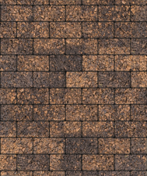 Тротуарная плитка Поревит Прямоугольник Сиена 200х100х80 мм